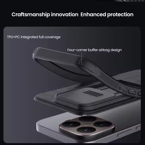 Nillkin for Xiaomi Mi 15T Pro / 15T 5G CamShield Pro Case Ultra-Thin Hard PC Slide Camera Lens Back 