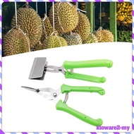 [KlowareafMY] 2x Durian Opener, Durian Peel Breaking Tool Watermelon Opener Durian Sheller Clamp for Shop Household
