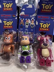 Toystory x Bearbrick (紅心/巴斯/勞蘇）