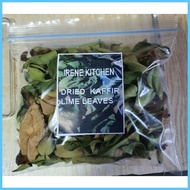 ✟ ❡ ◐ dried kaffir lime leaves organic