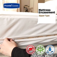 Promite Waterproof Anti Dust Mite Mattress Protector Cover Single Queen King