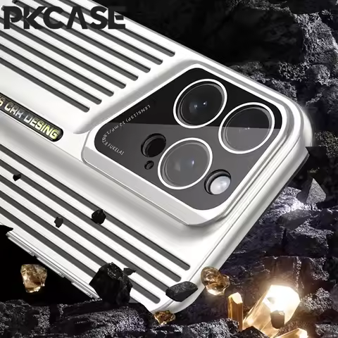 PKCASE Shockproof Cooling Phone Case For iPhone 16 Pro Max 15 Plus 14 Plus 13 12 Pro Max Heat Dissip