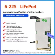 6S-22S 40A JBD BMS อัจฉริยะ8S 13S 16S LiFepo4 Li-Ion 24V 36V 48V สมดุลแบตเตอรี่ลิเธียมแผ่นป้องกัน UA