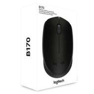 Logitech B170 Wireless Mouse 2.4 GHz with USB Nano Receiver Optical Tracking 12-Months Battery Life