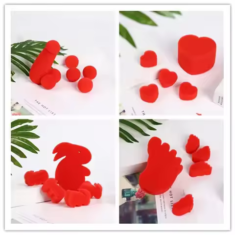 Soft Sponge Brother Finger Magic Tricks Appearing/Vanishing Feet, Magic Stage Street Illusions Gimmi
