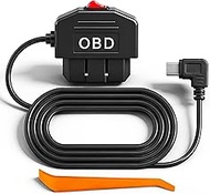 OBD2 to USB C Dash Cam Cable, 24/7 Parking Surveillance Mode with Dual Mode Switch, 3.5m Durable Pow