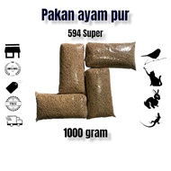 PAKAN AYAM PUR AYAM 594 SUPER MAKANAN AYAM ANAK HINGGA DEWASA COCOK UNTUK AYAM PEDAGING PETELUR HIAS