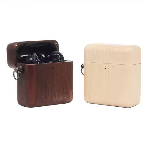 Walnut Case for Bose QuietComfort Ultra Earbuds or QuietComfort Earbuds II Headset Protective Cover 