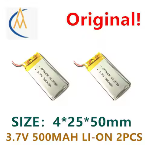 buy more will cheap 2PCS 402550 502550 3.7V 500mah pure cobalt digital photo frame special battery 4