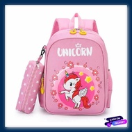 Premium Korean Imported Girls Backpack Set Of 4 Models Kanken Ds99 Girls Backpack Unicorn Backpack For Girls Paud Sd 12345- Pink Baby