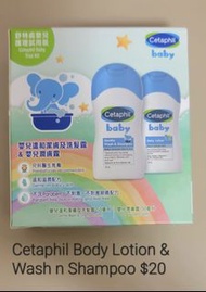 Cetaphil Body Lotion & Wash n Shampoo $20