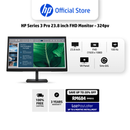 HP Series 3 Pro 23.8 inch FHD Monitor - 324pv  24" FHD (1920 x 1080)  VA  HDMI VGA  3 Years Warranty