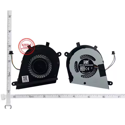 GZEELE New Laptop CPU Cooling Cooler Fan For Dell Inspiron 13 7370 7373 7380 Series notebook fan 4 p