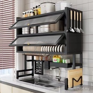Shelf Cupboard Countertop Multifunctional Tableware Sink Storage Drain Rack Kitchen Water Storage An