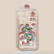 Christmas Silicone Phone Case Ultra-Thin Full Cover for Apple iPhone 15 16 Womens Model Compatible w