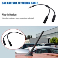 tree Car Antenna Cable Adapter Aluminum Plug In 1 For 2 Radio Antenna Extension Cable