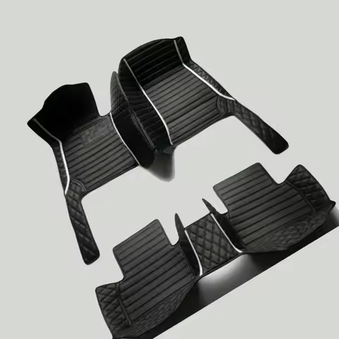 3D PU-leather Waterproof Custom Car Floor Mats For Nissan Kicks 2016-2023 Years Auto Carpets Coche A