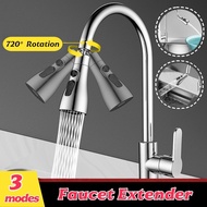 3 Outlet Sink Faucet Modes Silicone Faucet 720 Durable Rotatable Universal Kitchen Faucet Bathroom