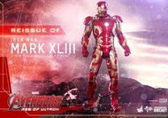 全新啡盒未開 HotToys Avengers 2 Ironman Mark43 MarkXLIII Rerun MMS278-D09