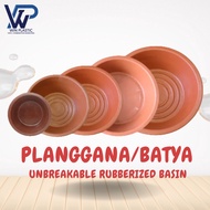 BATYAPLANGGANA - Ungrekable Rubberized Plastic Basin Batya Round BATYA Small to 2XL Size