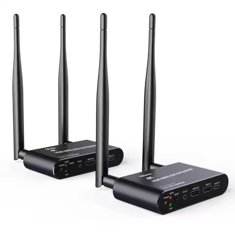 200m 4K Wireless Extender HDMI Video Transmitter and Receiver 1 To 4 Splitter Display Adapter for Ca