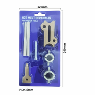 KARWEN863 Sửa chữa đường ống nước Dụng cụ hàn chảy Máy hàn nhựa PPR Sửa chữa rò rỉ Miếng vá lỗ Quà