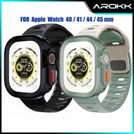 SG丨Silicone Case And Strap For Apple Watch S10 SE Series 40mm 41mm 44mm 45mm