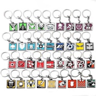 Rainbow 6 Six Seige Enamel Keychain Game Peripheral SLEDGE BANDIT VIGIL JAGER FROST Sledge BUCK