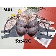 M81-Lace Underwire Bra(sz:42C)