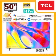 TCL - 50C725 50吋 QLED 量子點 4K 超高清 ANDROID TV 安卓電視 C725