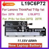 New L19C6P72 Laptop Battery For Lenovo ThinkPad T15p 1st Gen 20TN 20TM P15v 1st Gen 20TQ 20TR SB10T8