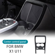For BMW X1 U11 2023 2024 Suede Center Panel Decorative Frame Sticker Car Interior Accessories