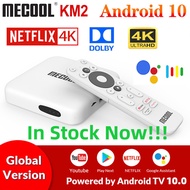 Official Origianl Mecool KM2 Netflix 4K Android TV Box Amlogic S905X2 Android 10.0 4K HDR10 + TV Box HDMI 2.1 H.265 VP9 Dolby Decoder Widevine L1 OTT Box Google Certified Video HDR 10 Widevine 【จัดส่งในประเทศไทย-COD】