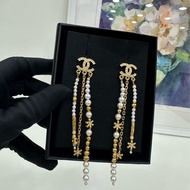 Chanel耳環 chanel長款麥穗耳環