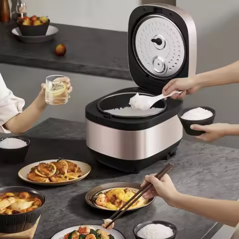 Joyoung Rice Cooker 5L Non-stick Inner Pot with Steamer IH Heating Arrocera Eléctrica Touch Control 