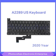 Original Laptop US A2289 Keyboard 2020 Compatible with Macbook Pro 13.3 inch A2289 US Keyboard Repla