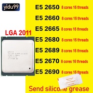 Intel/Xeon E5 2650 2660 E5 2665 E5 2680 2670 2689 E5 2690 CPU eight core 16 thread LGA 2011 official version processor is