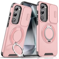 Casing For OPPO A5 A5i Pro 4G 5G 2025 Luxury Magnetic Shockproof Push Window Cover For OPPOA5 OPPOA5