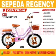 CENTRUM 325 Girls' Bike Size 12 16 18 Inch Basket Bike Kids Bike