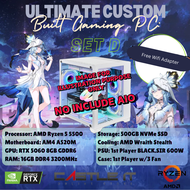 AMD Ryzen 5 5500 PC Desktop DIY Combo RTX3050 RTX5060 Ti RTX5070 Customize Component