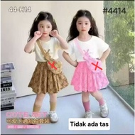 KATUN Kids'LS | Wholesale wholesale wholesale | 585-414 (Not bagADA) Girls' set t-shirt top with cot