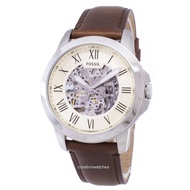 [Creationwatches] Fossil Grant Automatic Beige Skeleton Dial ME3099 Men's Watch