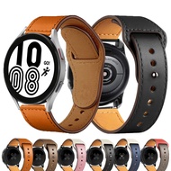 [มาแรง] สายหนังสำหรับนาฬิกา Samsung Galaxy Watch 4 5 Active 2 S3เกียร์ Frontier กำไล HUAWEI Watch Gt/2e /Pro 3 Band 20Mm 22Mm