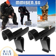 [mmisen.sg] 2 Pcs Fishing Rod Rack Bucket Rod Holder Fishing Rod Tool Ice Fishing Rod Holder