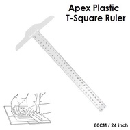 [HippoArt]Apex Plastic Metric Double Side T Square Ruler (60 cm,24 inch)