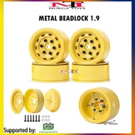 Terbaruuu!!! 4Pcs Velg Metal Beadlock 1.9 Scx10 Trx4 Rgt Velg Beadlock