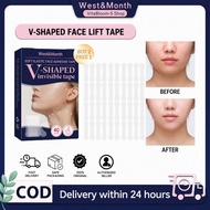 West&Month Face Tape Lift 40pcs Invisible Face Tape Lifting Tape Face Lift Strap Improve Facial Sag