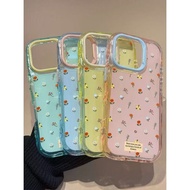 Jelly Flower 3 In 1 Casing iphone 11 15 Plus 17 Pro Max 16 Pro Max 16E 12 Pro Max 13 Pro Max 14 Plus