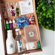 DIY Mini Slime Kit by Landseries Slime | Bahan Slime