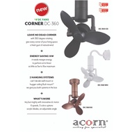 Ceiling Fan Wall Fan Acorn DC-360 Corner Ceiling Fan 16 inch DC Motor Wall Mount Fans SG Warranty